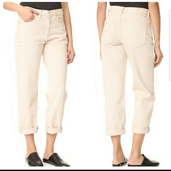 off white boyfriend jeans